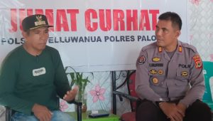 Jumat Curhat, Kapolsek Telluwanua Dengarkan Kelurahan Warga