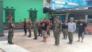 Pimpin Apel Pagi, Kapten CBA Marten Luter. R, Cek Kesiapan Personel Koramil 1403-11 Masamba
