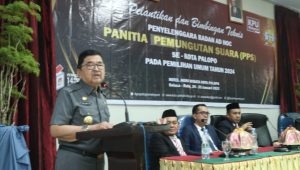 Hadiri Pelantikan Anggota PPS 2024, Walikota Palopo Tekankan Agar Cinta Terhadap Tugasnya