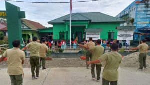 Danramil 1403-11 Masamba Pimpin Apel Pagi dan Senam SKJ-88