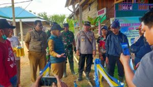 Peresmian Pamsimas di Seko Turut Dihadiri Babinsa Koramil Limbong