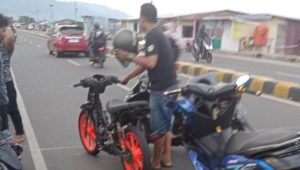 Cegah Balapan Liar, Satlantas Polres Palopo Lakukan Patroli, Dua Sepeda Motor Diamankan