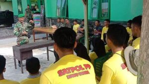 Jalin Sinergitas, Koramil Masamba Bersama Satpol PP Senam dan Jalan Bersama