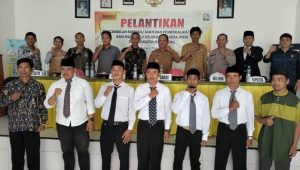 Pelantikan dan Pembekalan Panitia Panwaslu Desa, Danramil Limbong : Selamat Atas Pelantikan
