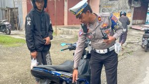 Gelar Commander Wish, Sat Lantas Polres Palopo Razia Knalpot Brong