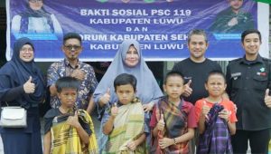 Forum KKS Bersama PSC 119 Luwu Gelar Bakti Sosial di Desa Binturu
