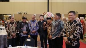 Basmin Mattayang Bersama Kapolres Luwu Hadiri Malam Kenal Pamit Kapolda Sulsel