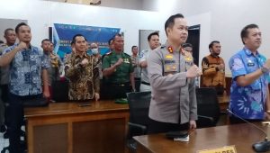 Korlintas Sektoral Kesiapan Pengamanan Idul Fitri, Plh Pabung Luwu Ikuti Vicon Panglima TNI