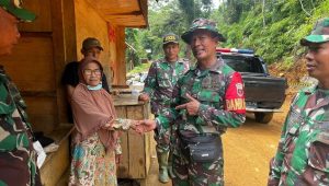 Plh. Pabung Luwu Berkunjung di Lokasi Proyek Bendungan PT BMS