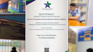 Perpustakaan Lapas Palopo Miliki Sertifikat, Siap Wujudkan Pembangunan Zona Integritas Menuju WBK