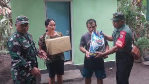 Peduli Kesehatan Rakyat, Kodim Klungkung Serahkan Jamban Sehat