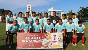 Turnamen Sepak Bola Kapolres Cup III, Dandim Bergabung Polres Luwu Kalahkan Tim DPRD 2-1