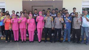 Lepas Tim Bola Volly Kapolda Cup, Kapolres Palopo : Tetap Fokus dan Jaga Kesehatan