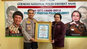 Kapolres Soppeng Sabet Penghargaan BKKBN, Polisi Selebriti dan Kak Seto Award 2023
