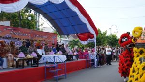 Dandim 1403 Palopo Ikut Saksikan Fashion Carnaval Hari Jadi Ke 21 Kota Palopo