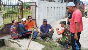 Jaga Silaturahmi, Babinsa Koramil Masamba Pantau Perkembangan Wilayah Binaan
