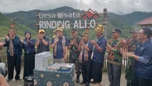 Danramil Limbong Hadiri Kunjungan Dirjen Kemenparekraf RI di Kecamatan Rongkong