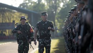 Pangdam XIV Hasanuddin Pimpin Upacara Keberangkatan Satgas Yonif 726 Tamalatea ke Perbatasan NKRI