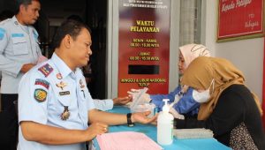 Sambut HDKD Ke-78, Lapas Kelas IIA Palopo Gelar Aksi Donor Darah