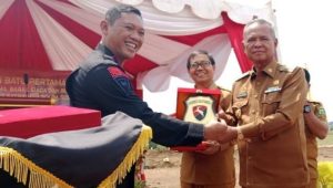 Peletakan Batu Pertama Pembangunan Batalyon D Pelopor di Hadiri Bupati Luwu