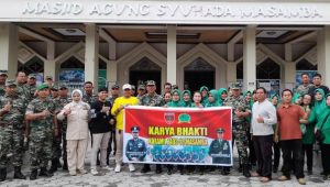 Pabung Luwu Utara Pimpin Koramil Masamba Gelar Karya Bhakti