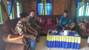 Anjangsana Dirumah Kepala Dusun, Ini Penyampaian Serda Saharuddin