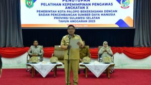 PKP Angkatan X Tahun 2023 Resmi Ditutup Pj Walikota Palopo