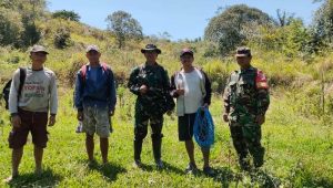 Pabung Luwu Utara Ukur Tanah Pos Koramil Kecamatan Rampi