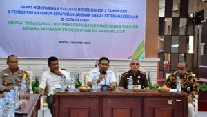 Rapat Monev Inpres Pelaksanaan Program Jamsostek di Hadiri Pj Walikota Palopo