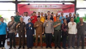 Satukan Tekad Menuju Pemilu 2024, Korem dan Kodim Jajaran Kodam XIV/Hsn Deklarasikan Pemilu Damai