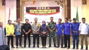 Hadiri Deklarasi Damai dan Sejuk di Luwu Utara, Dandim 1403 Palopo Siap Sukseskan Pemilu Serentak