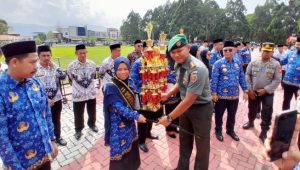 Dandim 1403 Palopo Hadiri Upacara HUT Korpri Ke-52 di Luwu Timur
