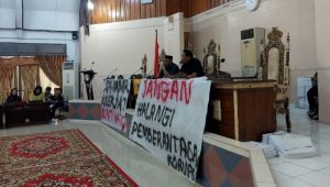 Gelar Unjuk Rasa, PMII Wajo Soroti Kelangkaan BBM