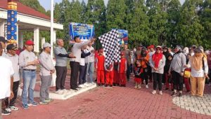 Ribuan Peserta Fun Walk di Lepas Dandim 1403 Palopo Meriahkan HUT Ke-52 Korpri