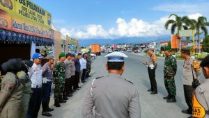 PAM Nataru 2024, Pabung Luwu Utara Pimpin Apel Pertama Penempatan Personel