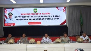 Jelang Pemilu 2024, Asisten I Pemkot Palopo Pimpin Rakor Forkopimcam