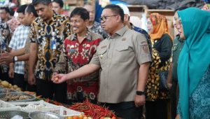 Sidak Pasar Andi Tadda, Pj Walikota Palopo Temukan Kenaikan Harga Cabai 85 ribu