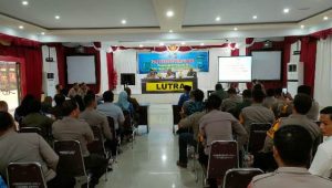 Jelang Nataru, Pabung Luwu Utara Bersama Danramil Limbong Hadiri Rakor Lintas Sektor