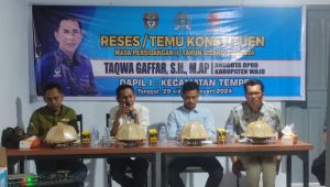 Gelar Reses, Ketua Komisi III DPRD Wajo, Berjanji Perjuangkan Insentif Ketua RT
