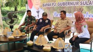 Dandim 1403 Palopo Sambut Kunker Pj Gubernur di Tanalili Luwu Utara