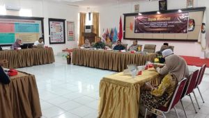 Pabung Luwu Utara Hadiri Rakor Rancangan Jadwal Kampanye Pemilu 2024 Tingkat kabupaten Luwu Utara