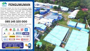 Perumda TM Palopo Cuti Bersama Mulai Sembilan Februari