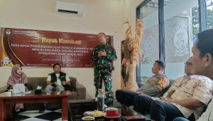 Masa Tenang Kampanye, Pabung Lutra Ikuti Rakor Persiapan Penertiban APK Pemilu 2024
