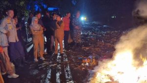 Pabung Luwu Utara Ikuti Pemusnahan Kelebihan Surat Suara di KPU