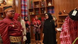 Didampingi Ketua TP PKK Palopo, Asrul Sani Tinjau Booth Pameran Kerajinan Inacraft 2024
