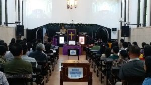 Gelar Minggu Kasih, Kapolres Palopo Sambangi Gereja Pniel dan Berikan Imbauan Kamtibmas