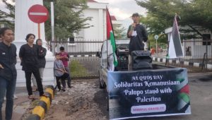 Aliansi Peduli Al-Quds Gelar Aksi Bela Palestina di Depan Kantor Walikota Palopo