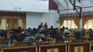 Pimpin Rapat Paripurna, Ketua DPRD Wajo Bahas Hasil Ranperda di Kemenkumham Sulsel