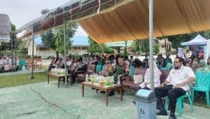 Babinsa Koramil Bone-bone Hadiri Penamatan Siswa SMA Negeri 2 Luwu Utara