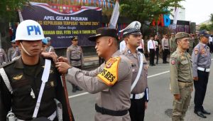 Apel Gelar Pasukan Ops Ketupat, Polres Palopo Siapkan Pos Kesehatan dan Pos Keamanan